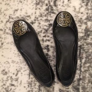 Toy Burch Minnie Flat, Quilted Leather